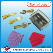 Custom Tie Clip Cufflink and Tie Pin Set (LZY-20130004)